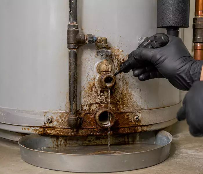 Water Heater Problems Water heater leak and rust repair