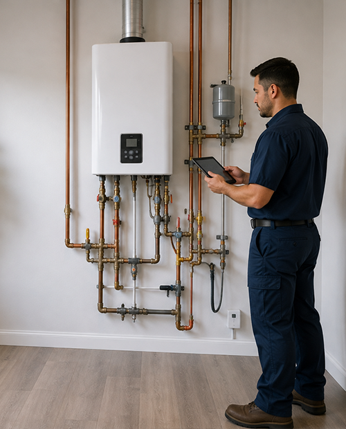 Our Latest Work Tankless water heater service
