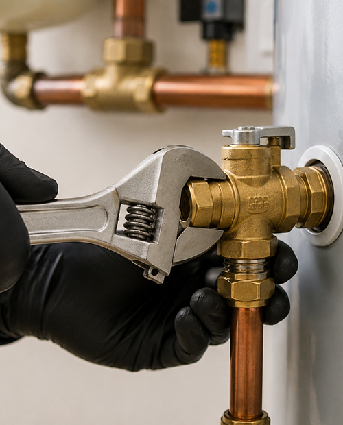 Our Latest Work Water heater component repair